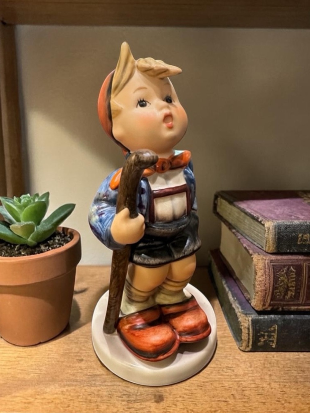 Vintage Hummel “Little Hiker” HUM 16/1 Boy Figurine – Goebel W. Germany